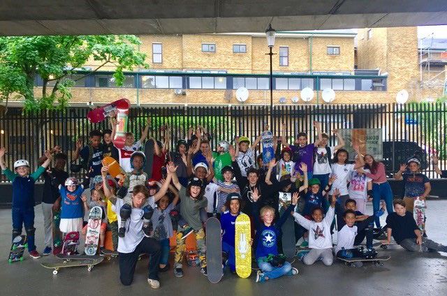 Skate Camp Summer Half Term 2017 at BAYSIXTY6 Skate Park Group Shot