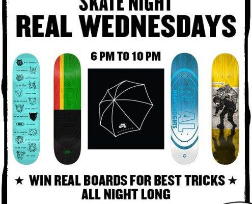 BAYSIXTY6 Skate Park Event Skate Night Real Wednesdays