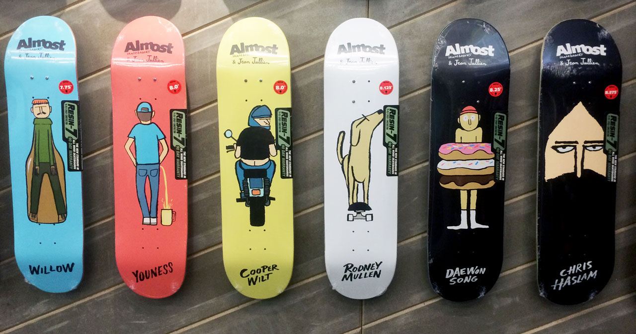 Almost Jean Jullien series - BAYSIXTY6 Skate Shop