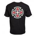 Independent T-Shirt Bar Cross Black back at BAYSIXTY6 Skate Shop