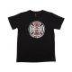 INA-YTE-0111 Independent Youth T Shirt Truck Co. Black at BAYSIXTY6 Skate Shop