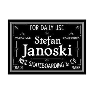 Nike SB Stefan Janoski tonguelabel logo at BAYSIXTY6 Skate Shop