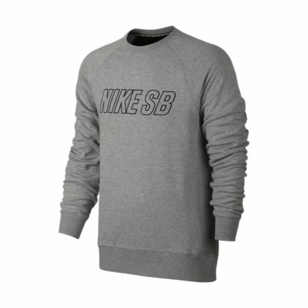 Nike SB Everett Reveal Crew Top Dark Grey Heather Black at BAYSIXTY6 Skate Shop