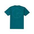 Polar Skate Co Stroke Tee Teal back at BAYSIXTY6 Skate Park