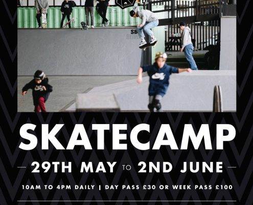 Skate Camp Summer Half Term 2017 at BAYSIXTY6 Skate Park