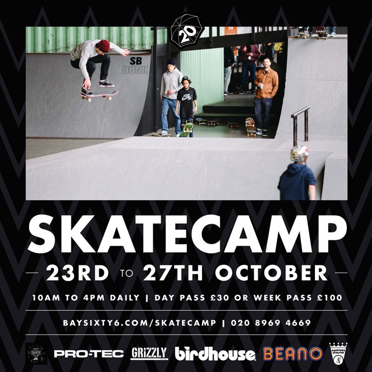 Skate Camp Autumn 2017 at BAYSIXTY6 Skate Park