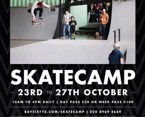Skate Camp Autumn 2017 at BAYSIXTY6 Skate Park