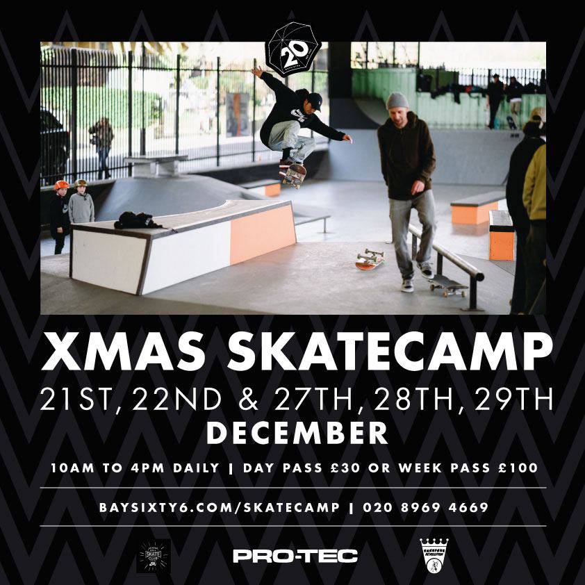 Skate Camp Christmas 2017 at BAYSIXTY6 Skate Park