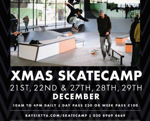 Skate Camp Christmas 2017 at BAYSIXTY6 Skate Park