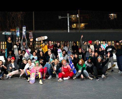 Girls Night goes from strength to strength at BAYSIXTY6 Skate Park group