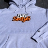 BAYSIXTY6 Hoodie Grey Orange logo at BAYSIXTY6 Skate Shop cu