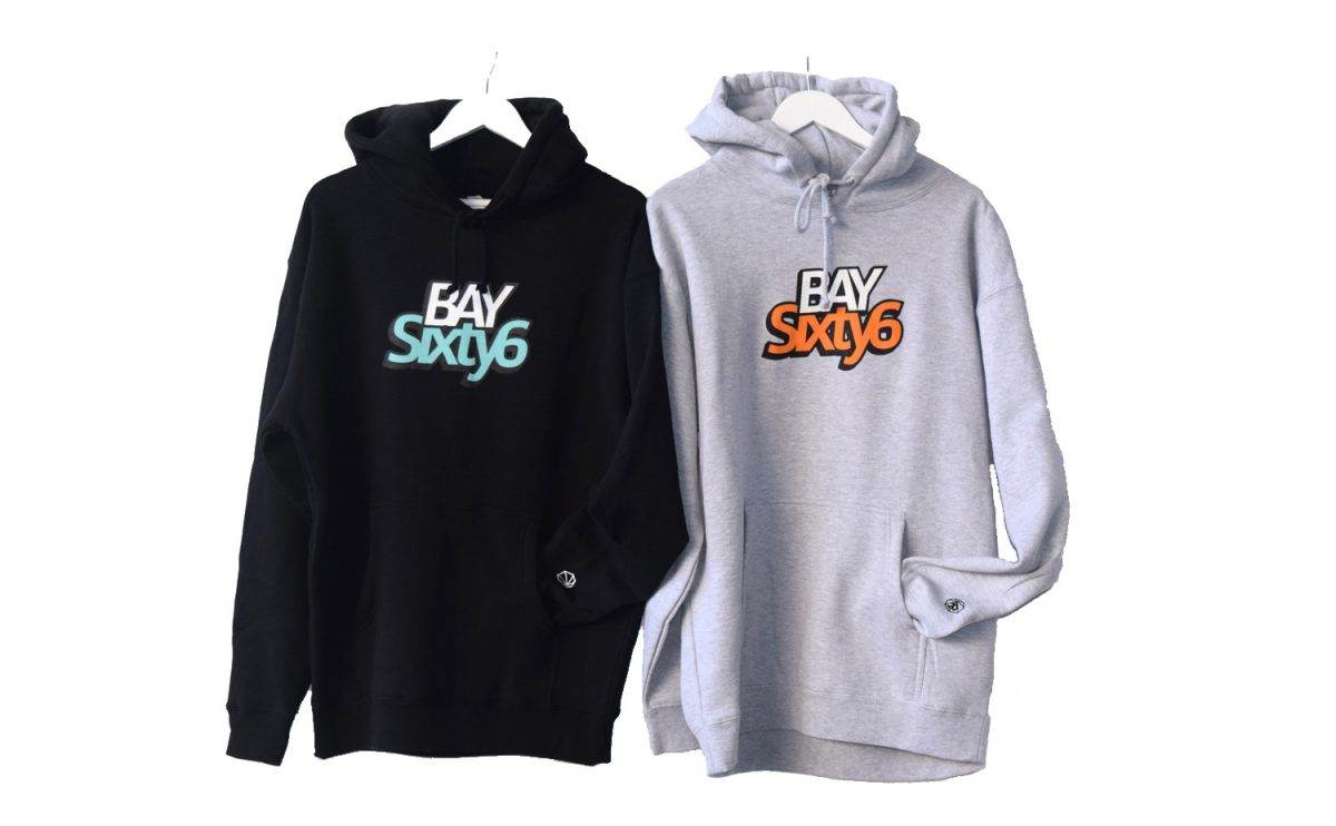 BAYSIXTY6 Hoodies Black Grey at BAYSIXTY6 Skate Shop