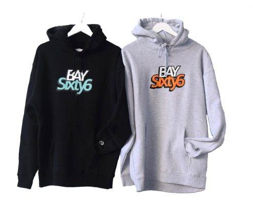 BAYSIXTY6 Hoodies Black Grey at BAYSIXTY6 Skate Shop