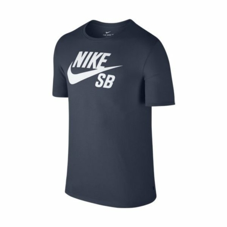 821946-471 Nike SB Logo T-Shirt Thunder Blue White at BAYSIXTY6 Skate Shop f