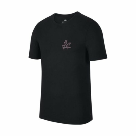 892827-010 Nike SB Dry T-Shirt Black Elemental Pink at BAYSIXTY6 Skate Shop f
