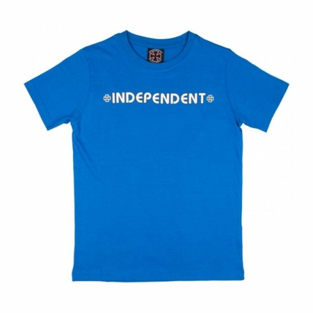 INA-YTE-0246 Independent Youth Bar Cross Tee Royal at BAYSIXTY6 Skate Shop f