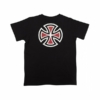 INA-YTE Independent Youth Bar Cross Tee Black at BAYSIXTY6 Skate Shop b