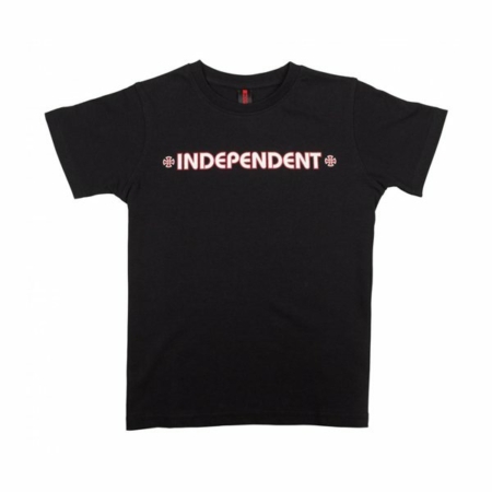 INA-YTE Independent Youth Bar Cross Tee Black at BAYSIXTY6 Skate Shop f