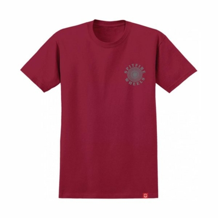 Spitfire Tee Shirt OG Classic Cardinal White Grey at BAYSIXTY6 Skate Shop
