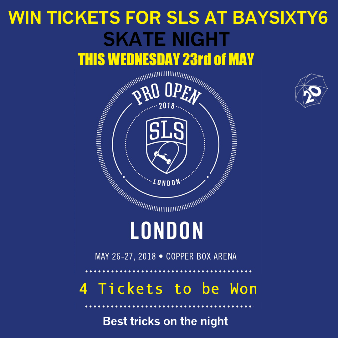 SLS Tickets Skate Night Prizes 4 to be won