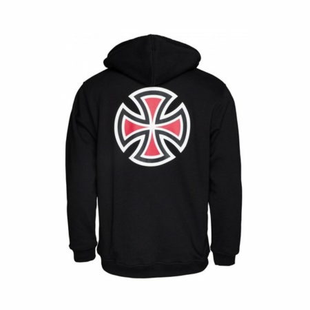 INA-HDY Independent Bar Cross Hoodie Black at BAYSIXTY6 Skate Shop b