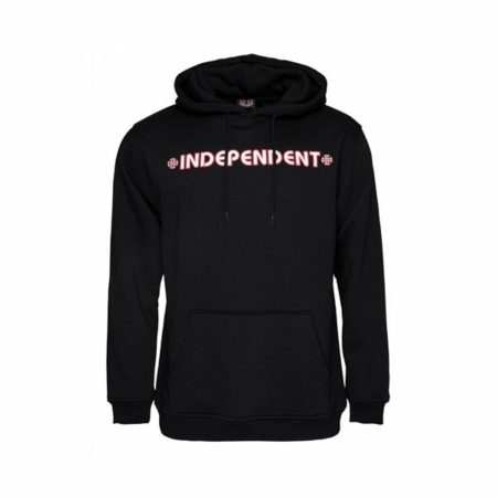 INA-HDY Independent Bar Cross Hoodie Black at BAYSIXTY6 Skate Shop f