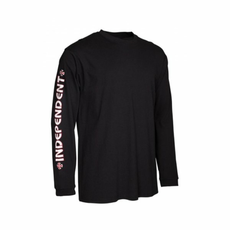 INA-LTE Independent Longsleeve Bar Cross T Shirt Black at BAYSIXTY6 Skate Shop f