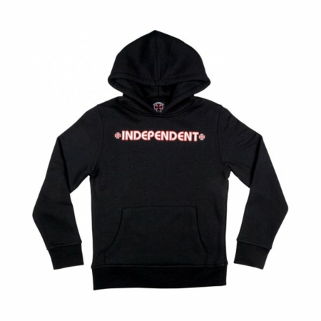 INA-YHD Independent Youth Hoodie Bar Cross Black at BAYSIXTY6 Skate Shop f