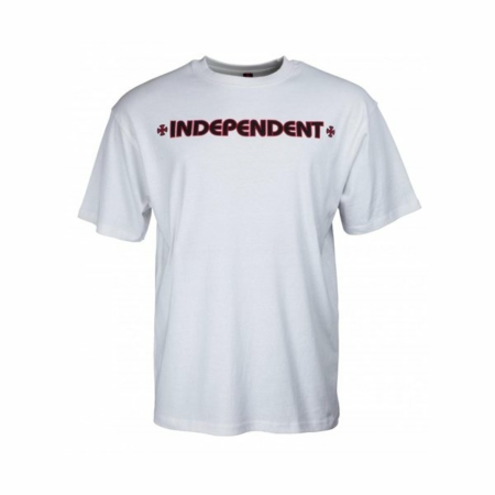 INA-TEE Independent Bar Cross T Shirt White at BAYSIXTY6 Skate Shop f