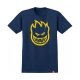 Spitfire Bighead T Shirt Navy Yellow at BAYSIXTY6 Skate Shop