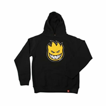 Spitfire Youth Bighead Hoodie Black Yellow at BAYSIXTY6 Skate Shop