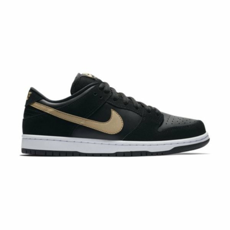 BQ6817-002 Nike SB Dunk Low Pro Black Metallic Gold White at BAYSIXTY6 Skate Shop r