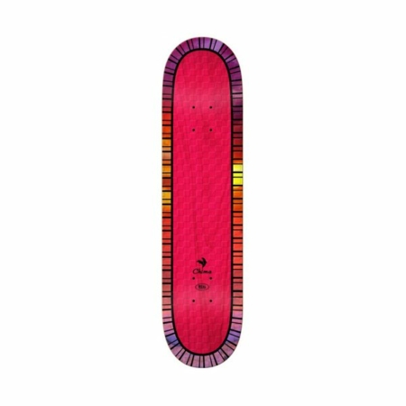 Real Perimeter Chima EMB Pink Deck 8.18 at BAYSIXTY6 Skate Shop f