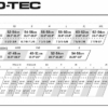 PRT Pro-Tec Size Chart