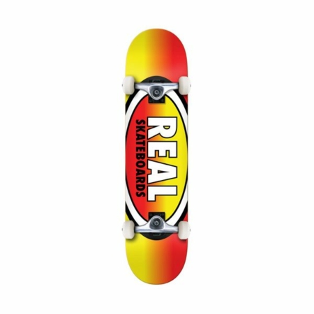Real Complete Oval Fades Md Orange Yellow 7.75in at BAYSIXTY6 Skate Shop