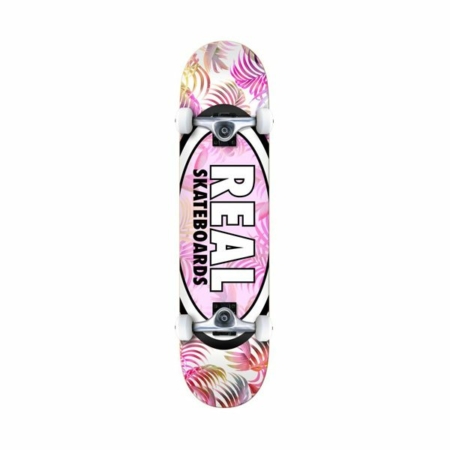 Real Complete Tropics Oval Lg White Pink 8in at BAYSIXTY6 Skate Shop