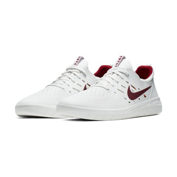 AA4272-102 Nike SB Nyjah Free Shoe White Red at BAYSIXTY6 Skate Shop p