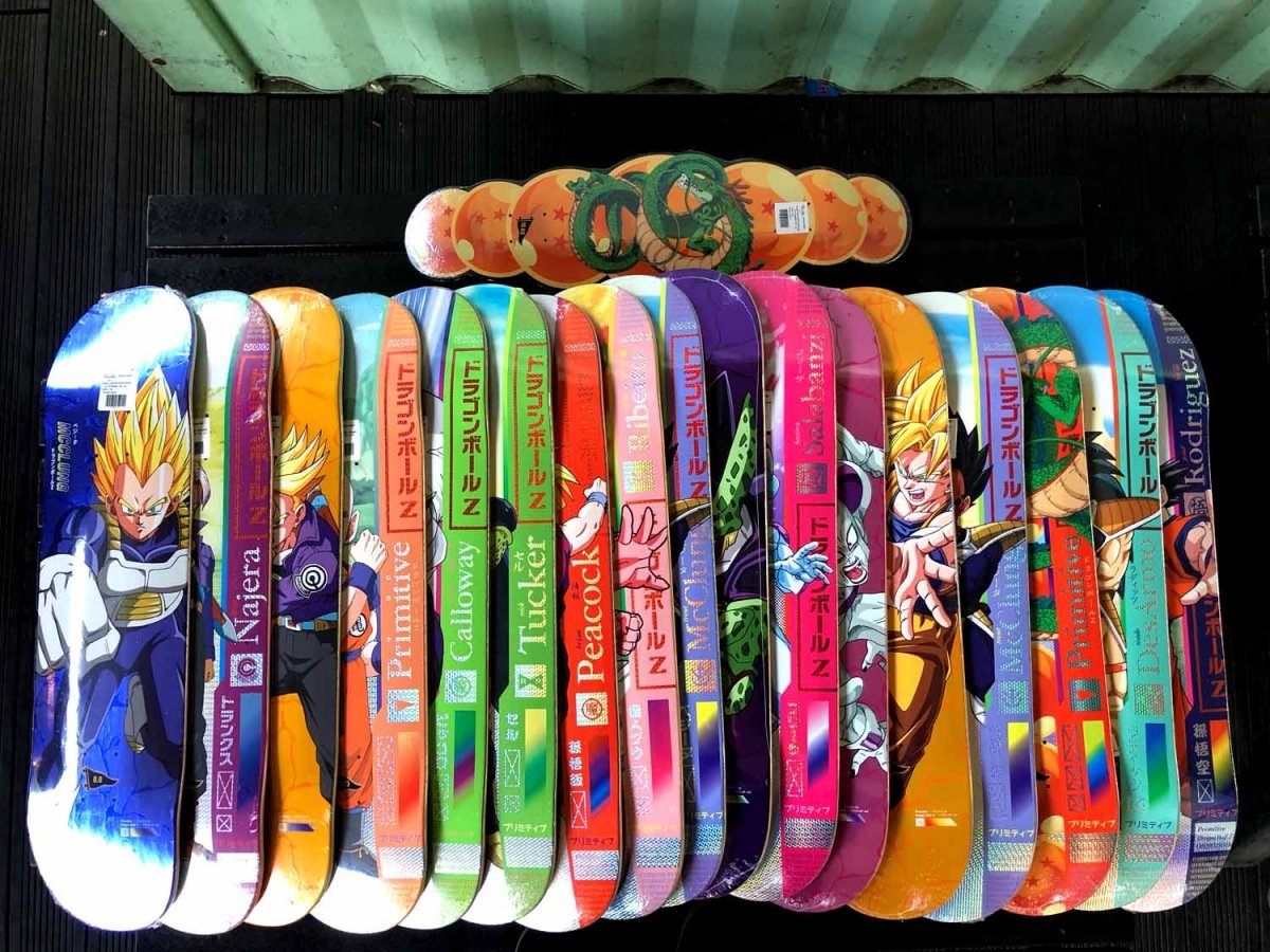 Primitive x Dragon Ball Z Decks at BAYSIXTY6 Skate Shop