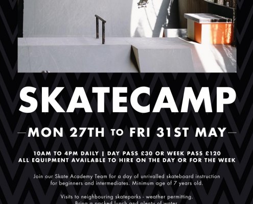Skate Camp Summer Half Term 2019 at BAYSIXTY6 Skate Park