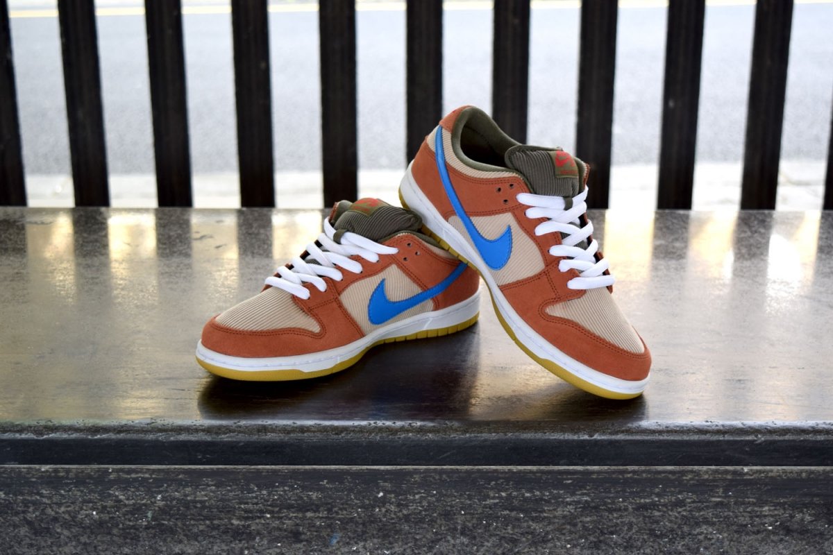 Nike SB Dunk Low Pro Dusty Peach Photo Blue – Desert Ore at BAYSIXTY6 Skate Shop