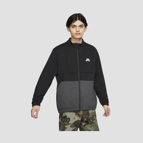Nike SB Mens Dri-FIT Skate Track Jacket Black/Anthracite/White at BAYSIXTY6 Skate Shop