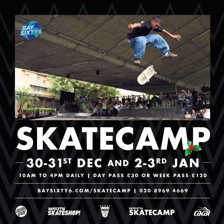 Skate Camp Christmas NY 2019-20 at BAYSIXTY6 Skate Park