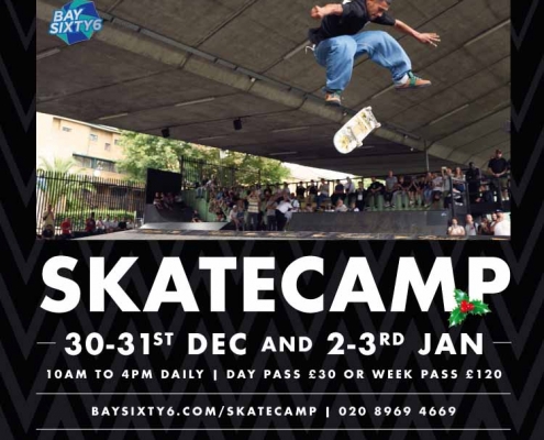 Skate Camp Christmas NY 2019-20 at BAYSIXTY6 Skate Park