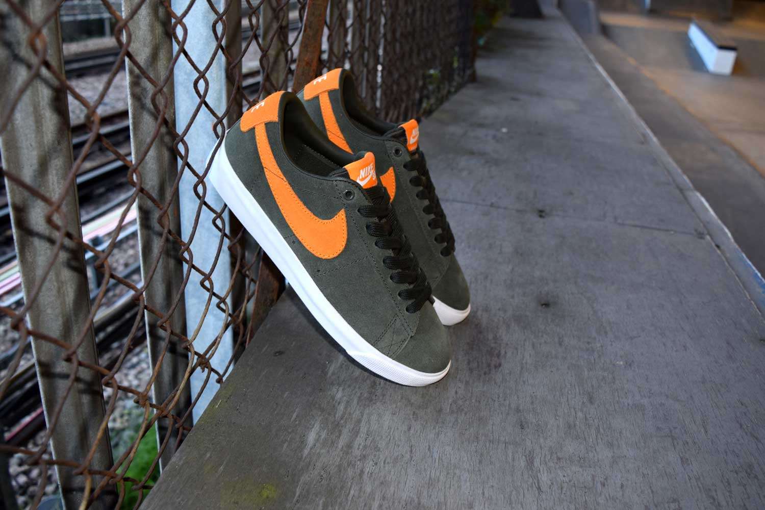 Nike SB Blazer Low GT Sequoia Kumquat at BAYSIXTY6 Skate Shop