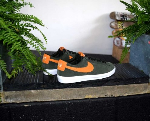 Nike SB Blazer Low GT Sequoia Kumquat at BAYSIXTY6 SkateShop