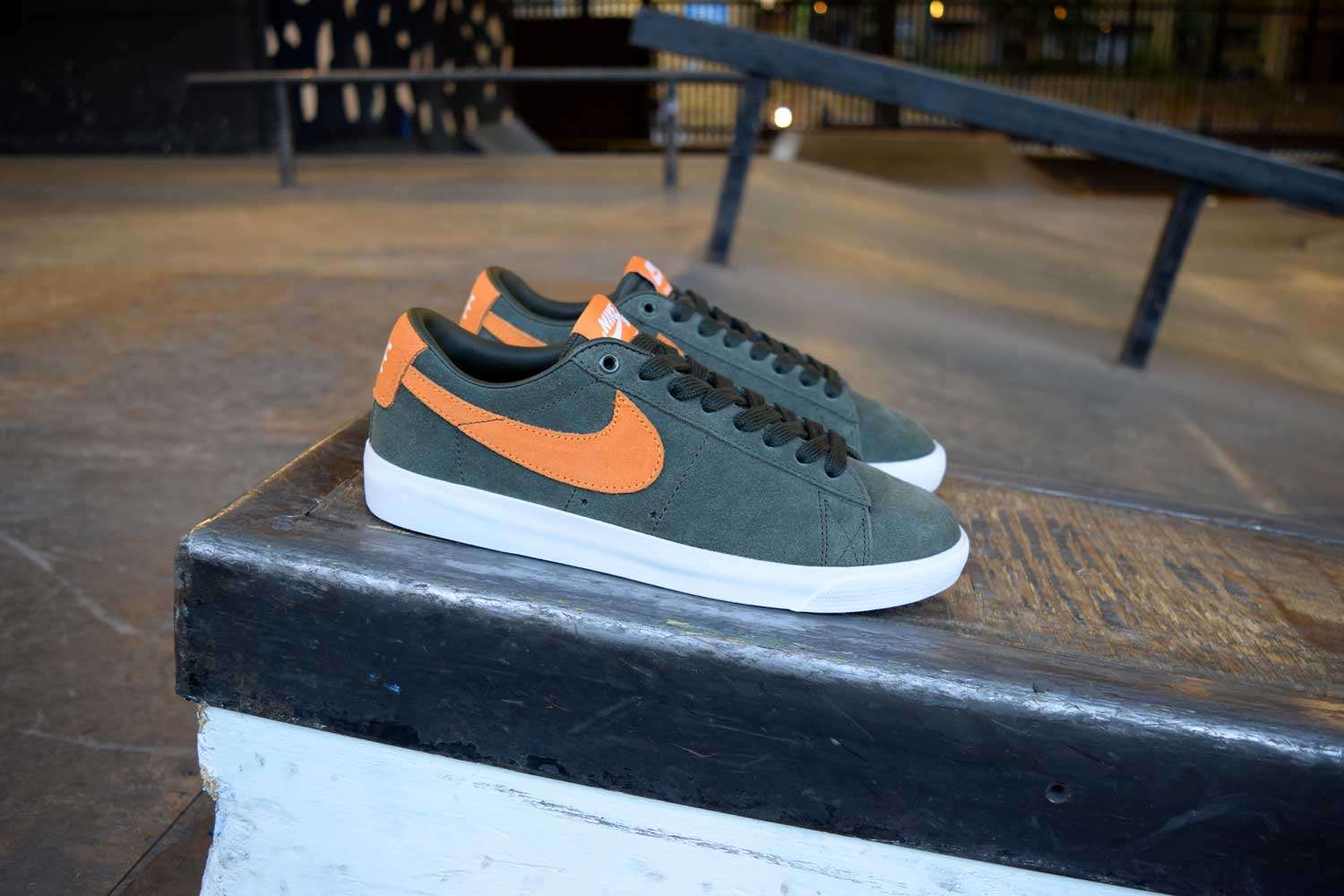 Nike SB Blazer Low GT Sequoia Kumquat at BAYSIXTY6 SkateShop