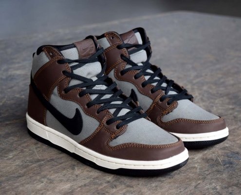 Nike SB Dunk High Pro Baroque Brown Black Jade at BAYSIXTY6 Skate Shop angle