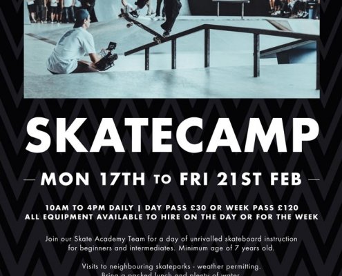Skate Camp Spring 2020 at BAYSIXTY6 Skate Park flyer