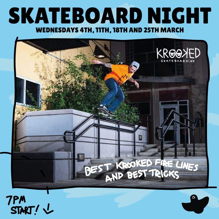 Skateboard Night Krooked Wednesdays at BAYSIXTY6 Skate Park