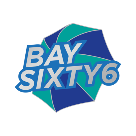 BAYSIXTY6 Skate Park Logo Blue-Silver